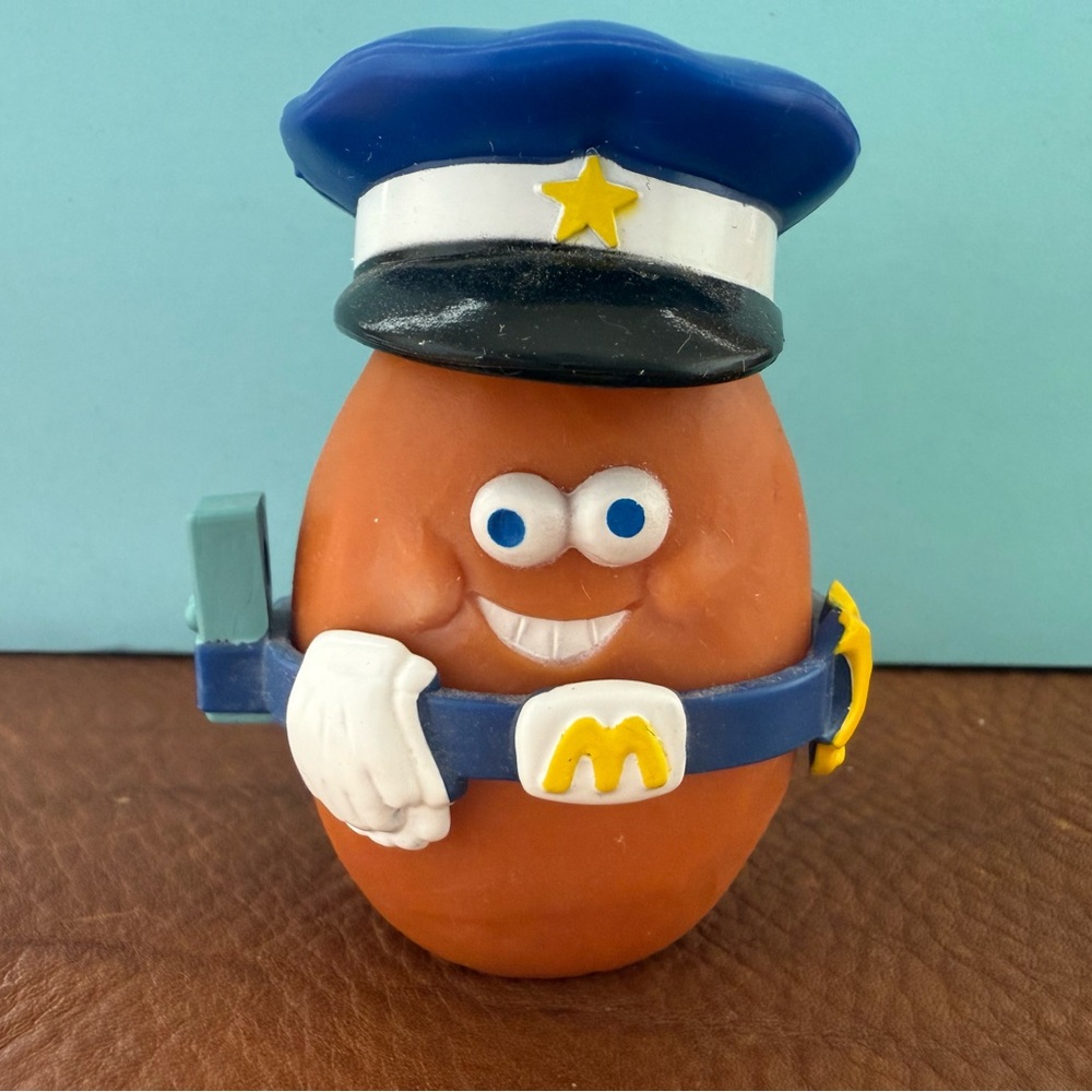 Vintage 1980’s McDonald's McNugget Buddy Policeman-Sarge McNugget